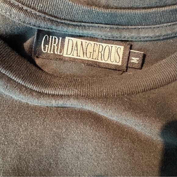 Anthropologie Girl Dangerous Tee COSMO CLUB FADED BLACK CLASSIC TEE M - Picture 8 of 9